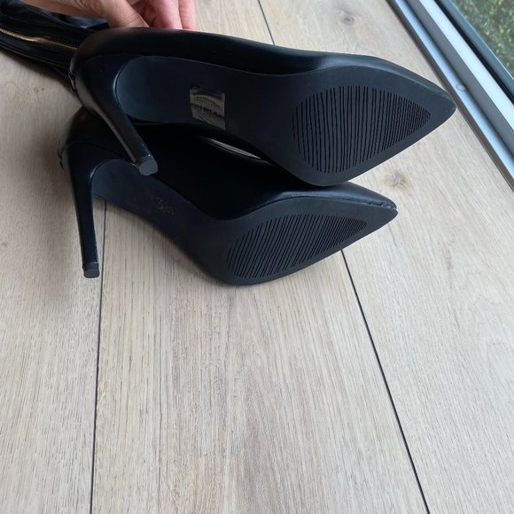 Azalea Wang Vegan Leather Thigh High Stiletto Boots 8​ - Picture 12 of 15